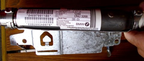 Střešní airbag levý BMW E71, E72, originál 72126979911