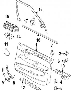 Kryt okenní rám přední levé dveře 51337179731, BMW X6