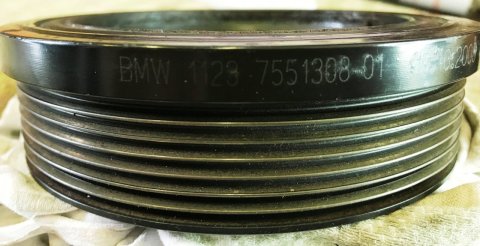 Tlumič kmitů - řemenice, 11237551308 originál BMW 1, 3, 5