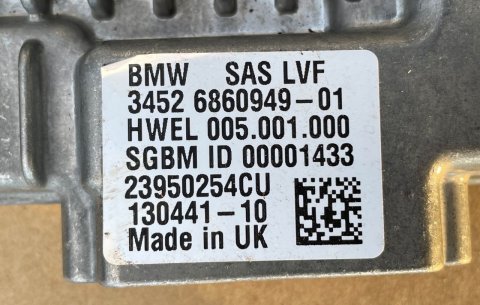 Řídicí jednotka SAS 34526860949 Mini, BMW