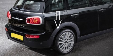 Clona podběh kola zadní pravý 51777348904 Mini F54 Clubman