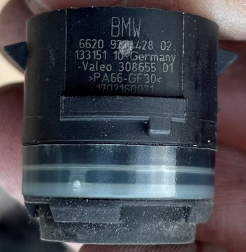Ultrazvukový snímač černý 66209274428 Mini, BMW