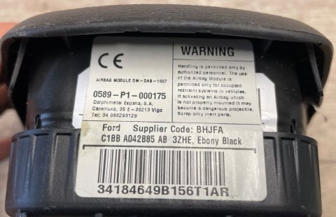 C1BB A042B85 AB Airbag řidiče Ford Fiesta VI Mk7 13-17