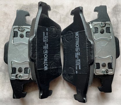 Sada brzdových destiček Motrio 8671016680 zadní kotoučová brzda FORD / NISSAN / OPEL / RENAULT