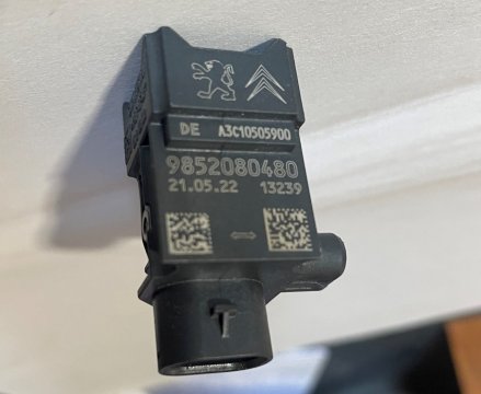 9810452480 Snímač nárazu, originál Opel Zafira Life, Toyota, Peugeot, Citroën