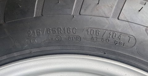 Nové plechové disky 7Jx16 5x108 ET46 + Michelin Agilis 51 215/65 R16C Toyota ProAce 06.16-