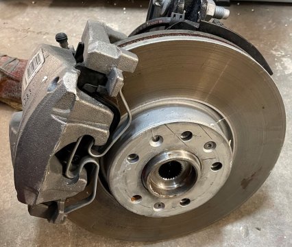 Přední těhlice s tlumičem levá, kompletní Opel Zafira Life, Toyota, Peugeot, Citroën