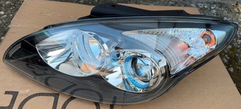 Přední světlo levé H7, H1 92101-2R000 Hyundai i30 07- Nové