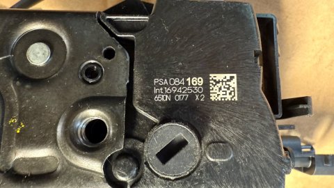 Zámek posuvných dveří pravý, 9808416980 originál PSA